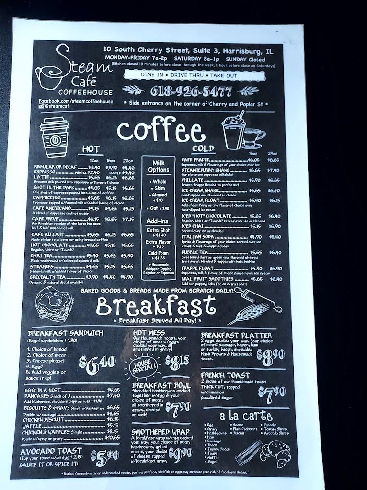 steam cafe Café Breve